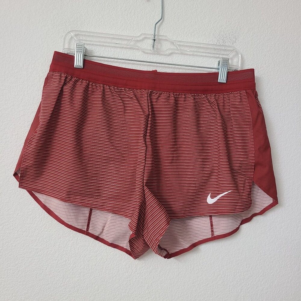 NEW Nike Womens Pro Elite Running Shorts DA3082-619 Size XL Red